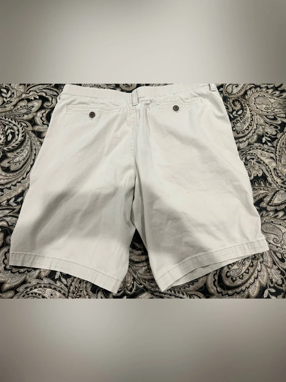 Sonoma Navy and Light Gray Patterned Swim Trunks